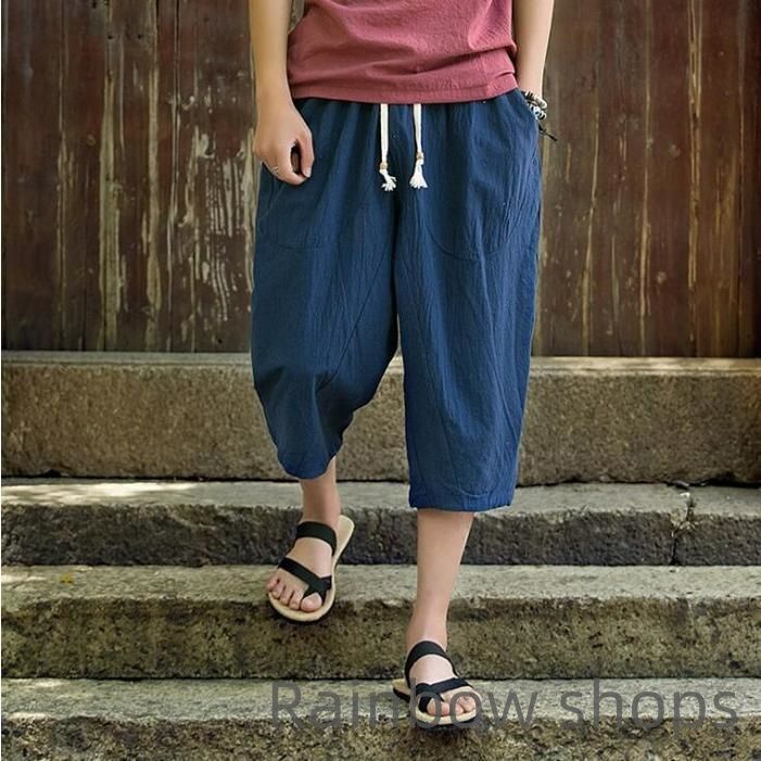 新品未使用】サルエルパンツ ワイドパンツ メンズ ワイド