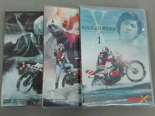 DVD 【※※※】[全3巻セット]仮面ライダーX Vol.1~3 - メルカリ