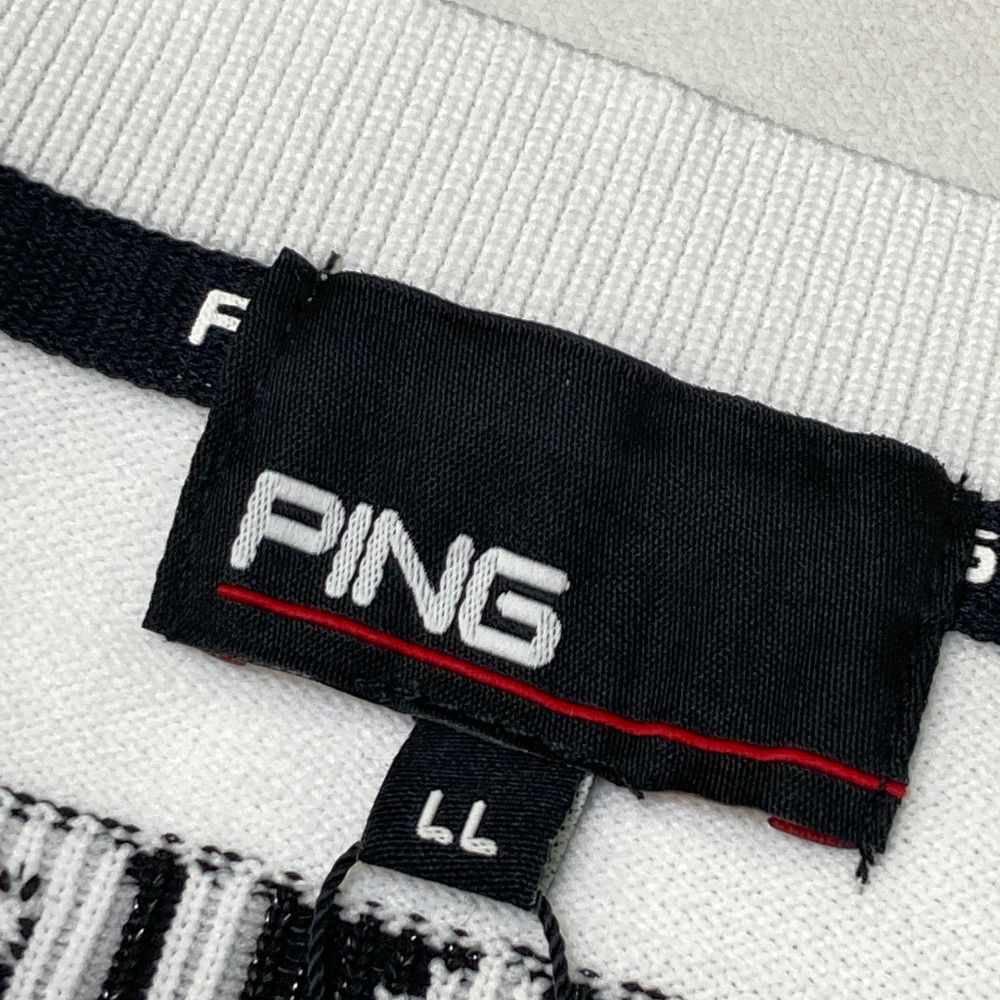 サイズ：LL PING ピン 2022年モデル ニットセーター ホワイト系