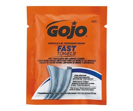 2営業日で発送 ハンドクリーナータオル 個包装タイプ 6280-04-GJJ003-7487-02