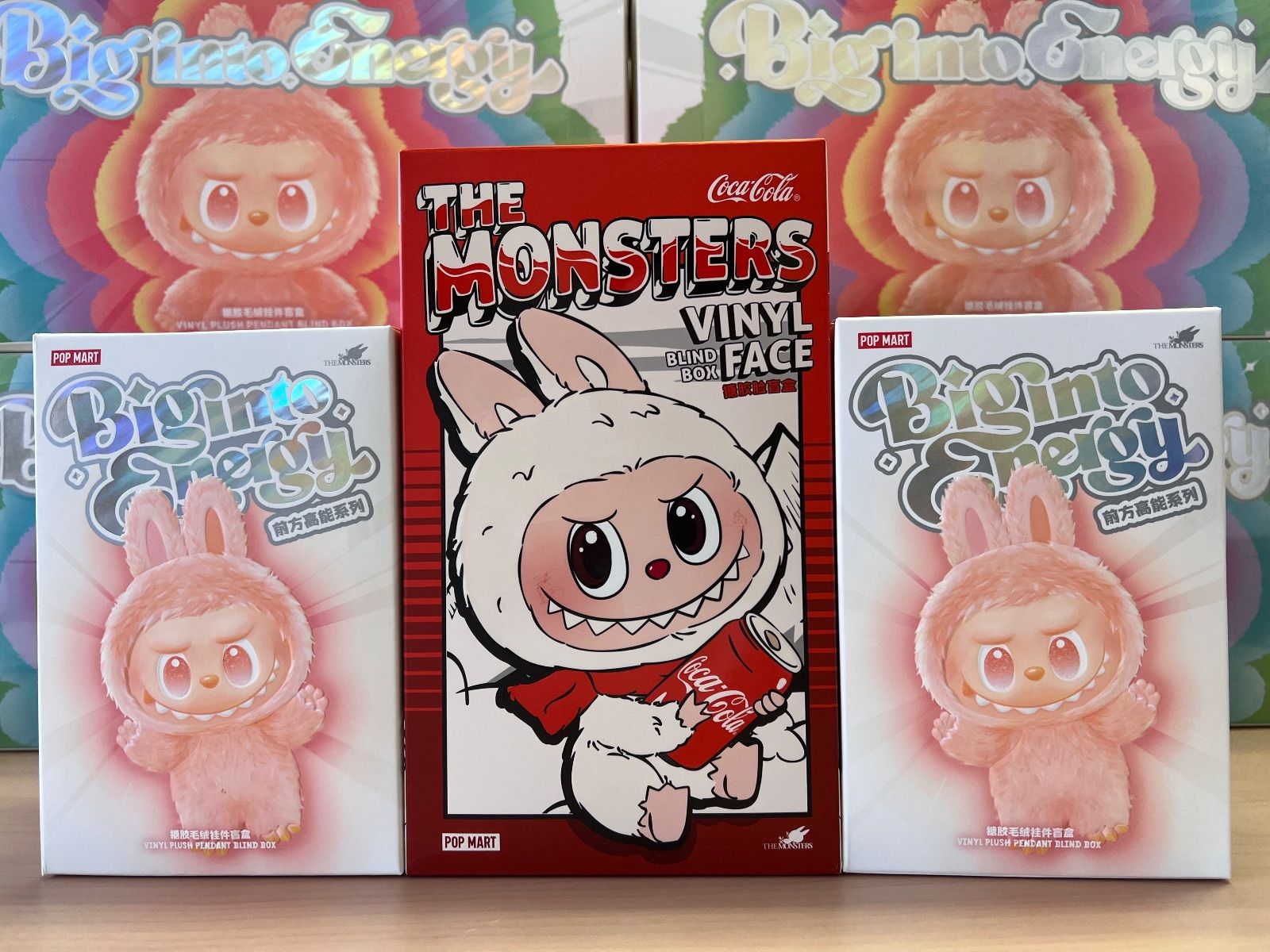 【正規品・未開封】Labubu Big into Energy 2箱、コーラ1個 ⭐️【正規品・新品未開封】ラブブ THE MONSTERS Big into Energy2点