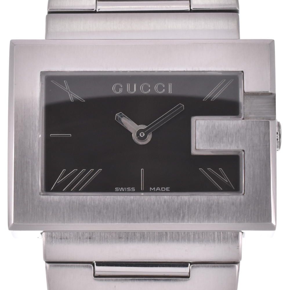 グッチ GUCCI YA100519/100L Gレクタングル クォーツ レディース良品 D