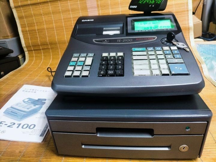カシオレジスター　TE-2100　フル設定無料　長期使用可能　885512 カシオレジスターTE-2100フル設定無料長期使用可能885512