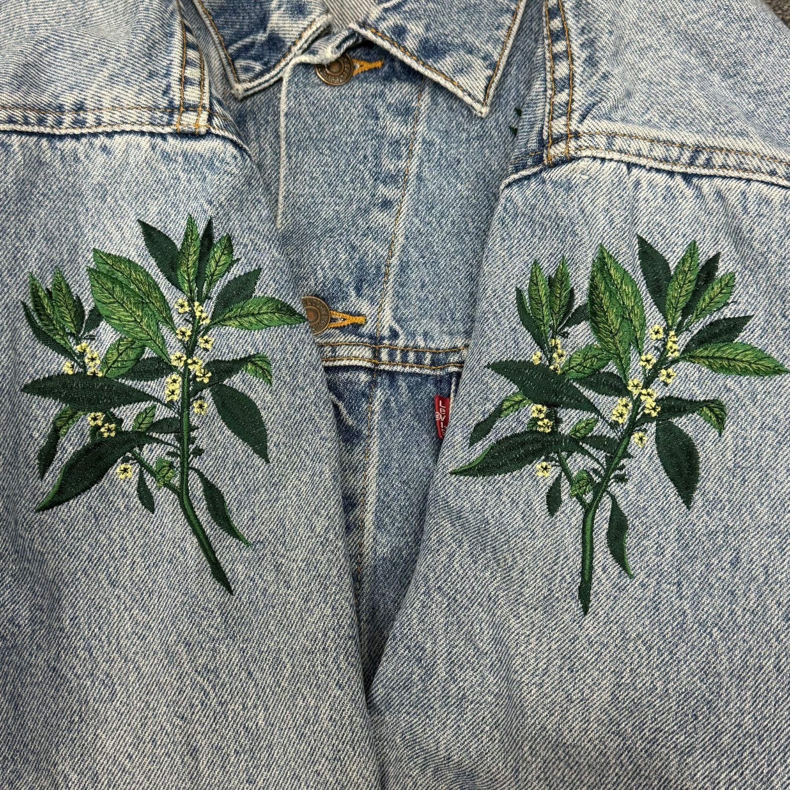 Children of the discordance 刺繡 デニムジャケット Gジャン