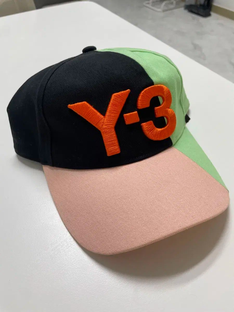 Y3 SS14 パステル キャップ ブラック/グリーン/ピンク 名:Y3パステル