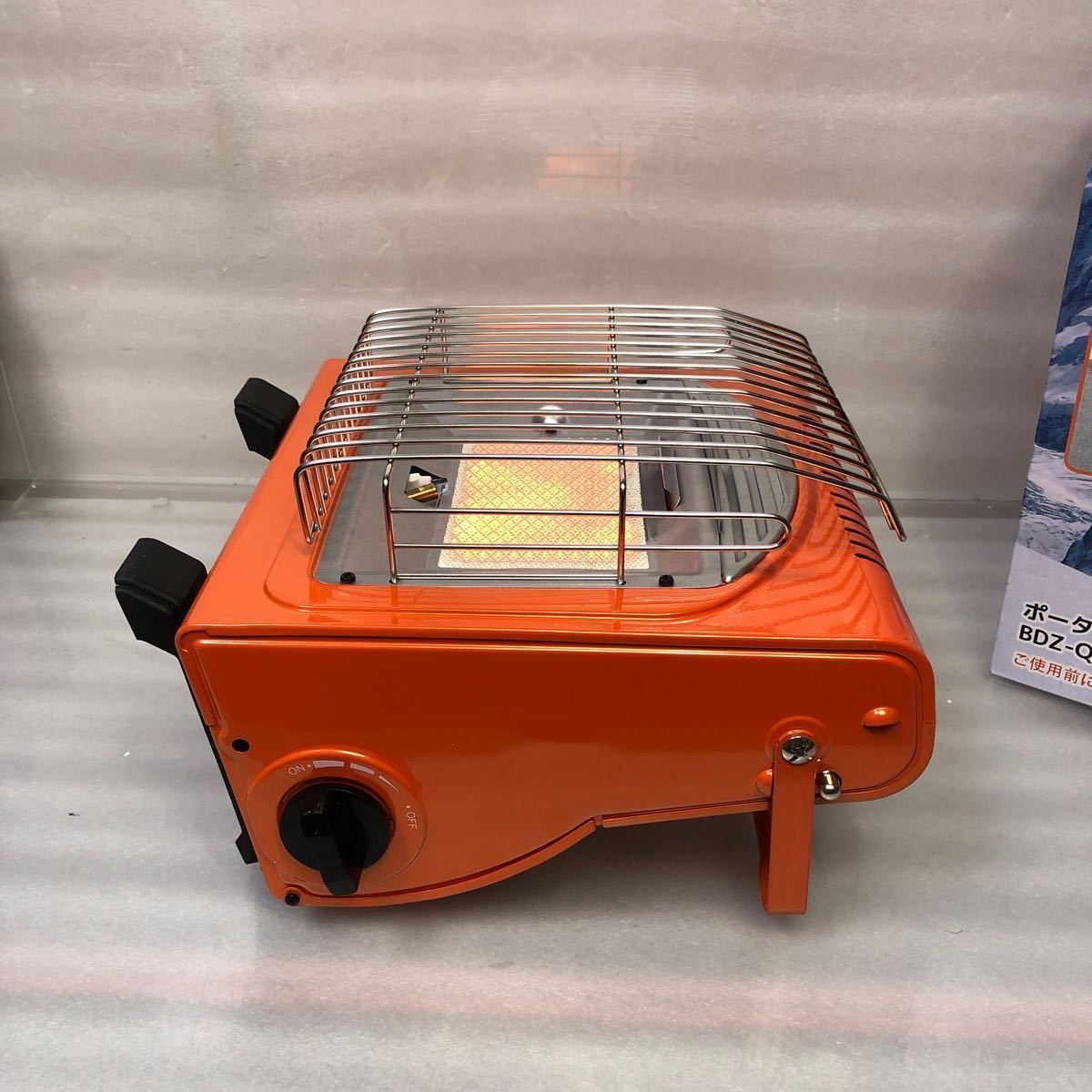 カセットガスストーブ 2色 ガスヒーター 1台2役 電源不要