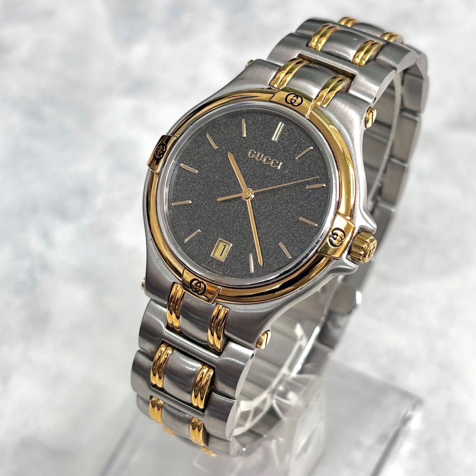 上美品⭐️GUCCI グッチ】 GPコンビモデル 9040M メンズクオーツ