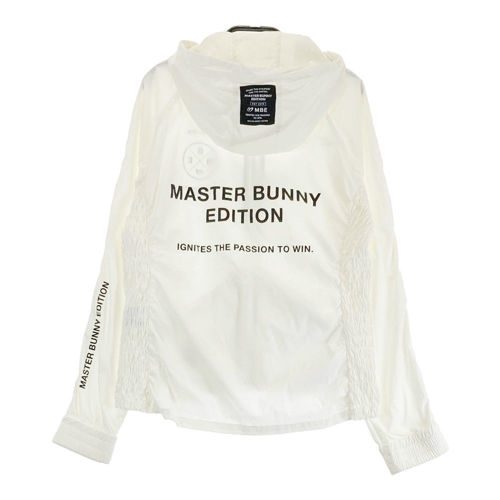 サイズ：1 MASTER BUNNY EDITION マスターバニーエディション  ナイロンジップパーカー  ホワイト系 [240101416863] ゴルフウェア レディース ストスト サイズ：1 MASTER BUNNY EDITION マスターバニーエディション
