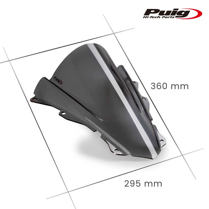 参考画像、商品ではありません Puig 21767F Z-RACING SCREEN [DARK SMOKE] Kawasaki ZX-4R