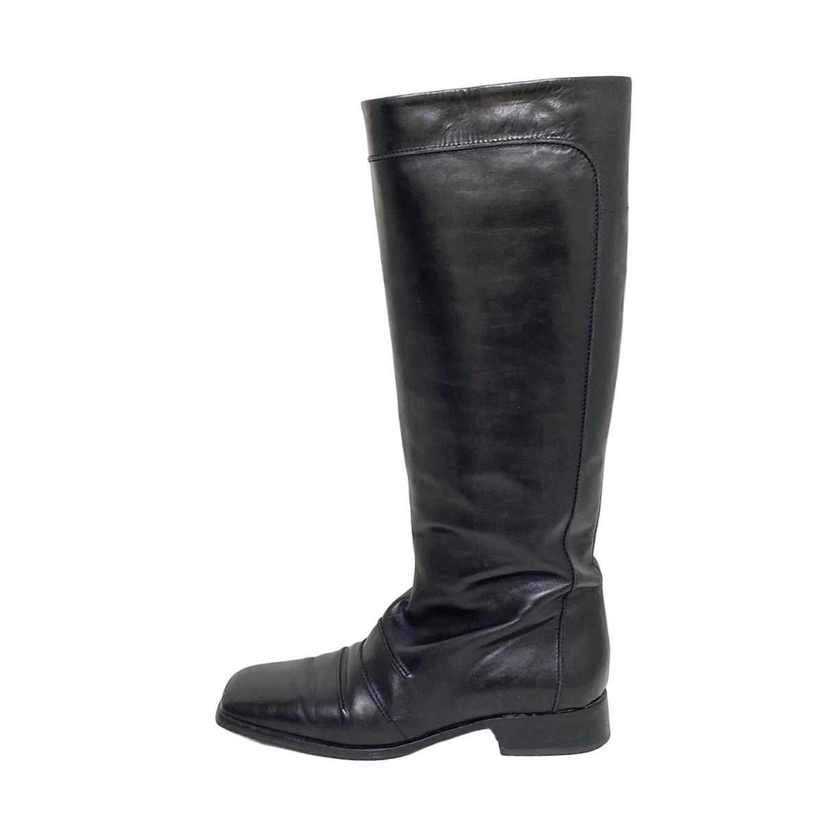 BALLY バリー ロングブーツ 4 1 2 EU レディース - 黒 レザー