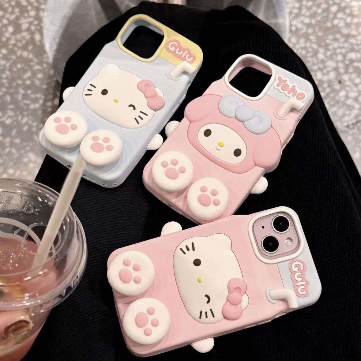 ハローキティ  hellokitty  スマホケース  マイメロディ シリコンケース  iphoneケース iphone15proケース phone14ケース 衝擊吸收  iPhone13promaxケース