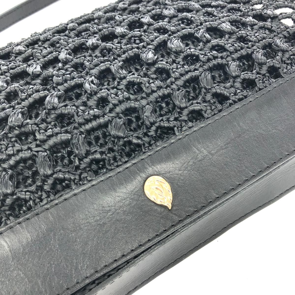 良好 Helen Kaminski ヘレンカミンスキー ラフィア ショルダーバッグ