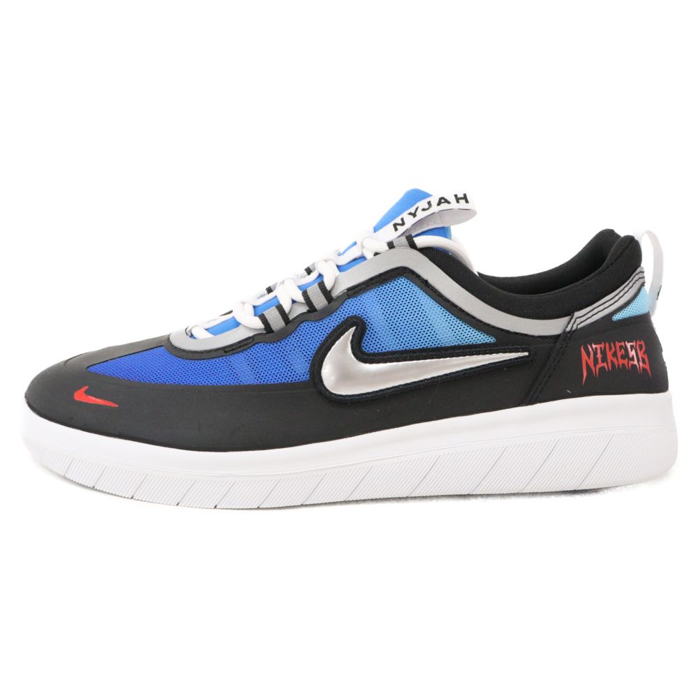 NIKE (ナイキ) ×SAMBORGHINI サンボルギーニ SB NYJAH FREE 2 PRM DC9104-400 ナイジャーフリー ローカットスニーカー ブラック/ブルー US7/25cm