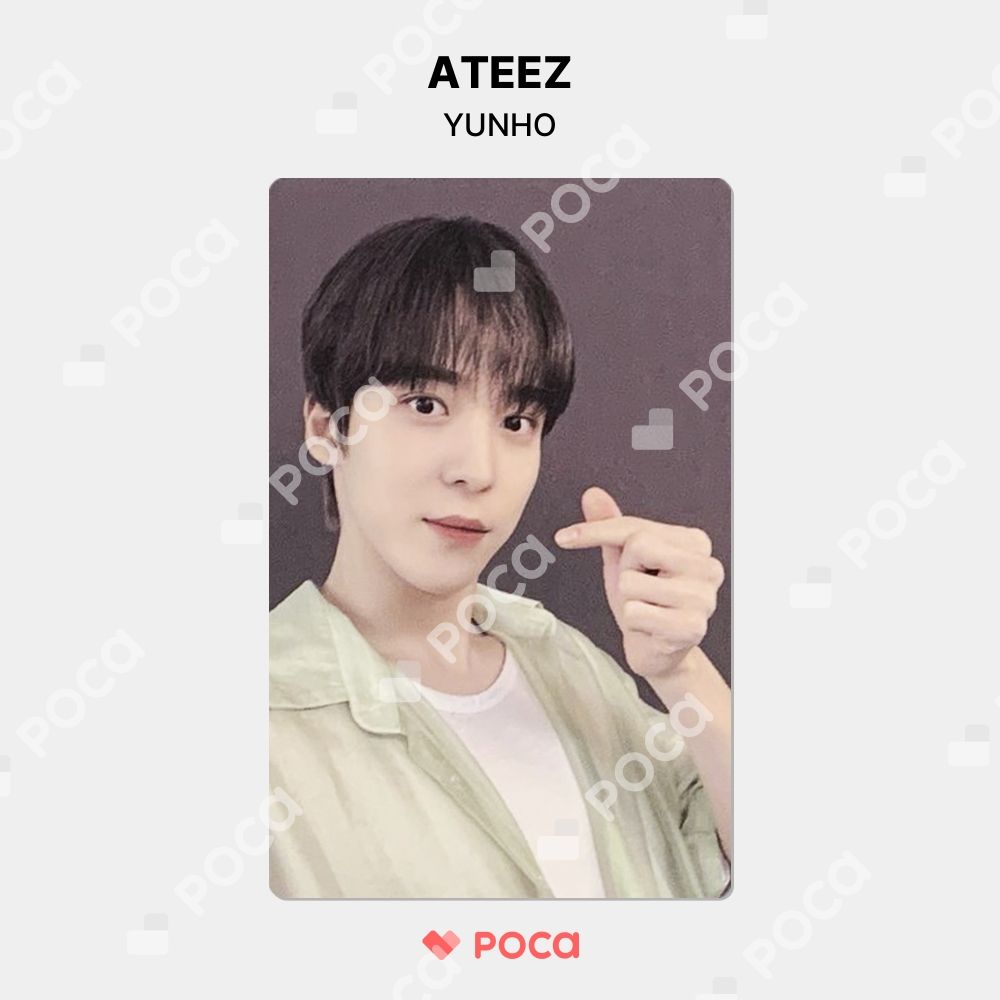 ATEEZ ユノ　トレカ　treasure cafe ATEEZ Seonghwa Treasure Cafe Photocard Korea Event Limited