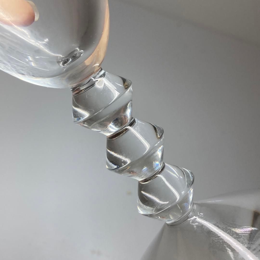 豪華な バカラ ベガ ワイングラス 2客 高さ約18cm 共箱 東金6-0229④ 強さ