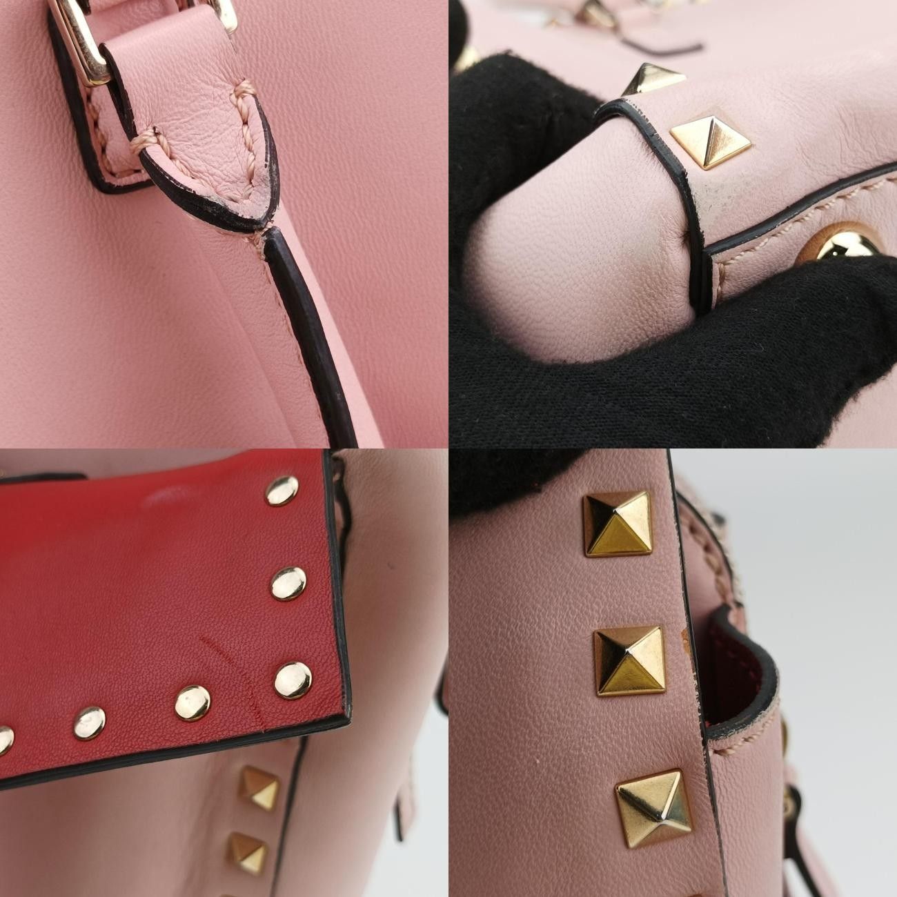 ヴァレンティノValentinoロックスタッズ ピンク