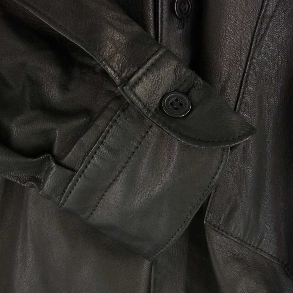 COMOLI コモリ 長袖 20AW S03-01015 LEATHER SHIRT ディアスキン