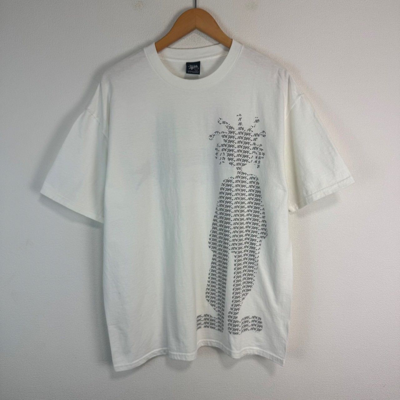 90's old stussy オールドステューシー 白タグ　シャドーマン　XL 90's old stussy オールドステューシー 白タグ シャドーマン L - メルカリ