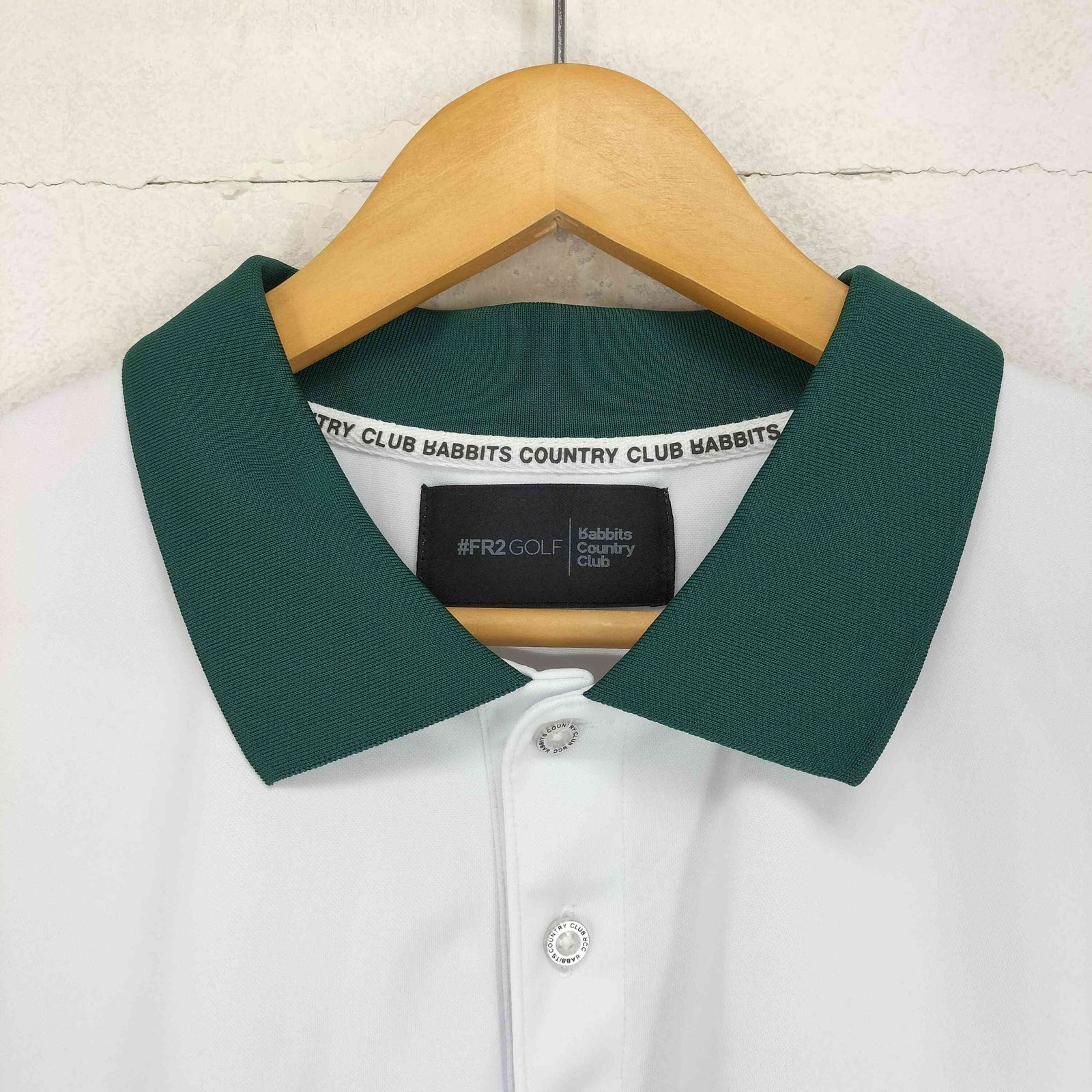 エフアールツー FR2 GOLF バック刺繍 ハーフボタンシャツ メンズ