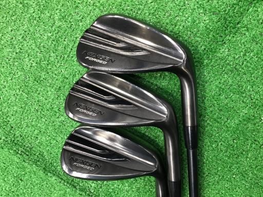 ゴルフパートナー NEXGEN FORGED WEDGE DLC Limited 3本セット 48°-52°-56° ウェッジ WG EI-F NS 210-W MATTE BLACK フレックスその他 メンズ 男性用 右利き 右用 Cランク