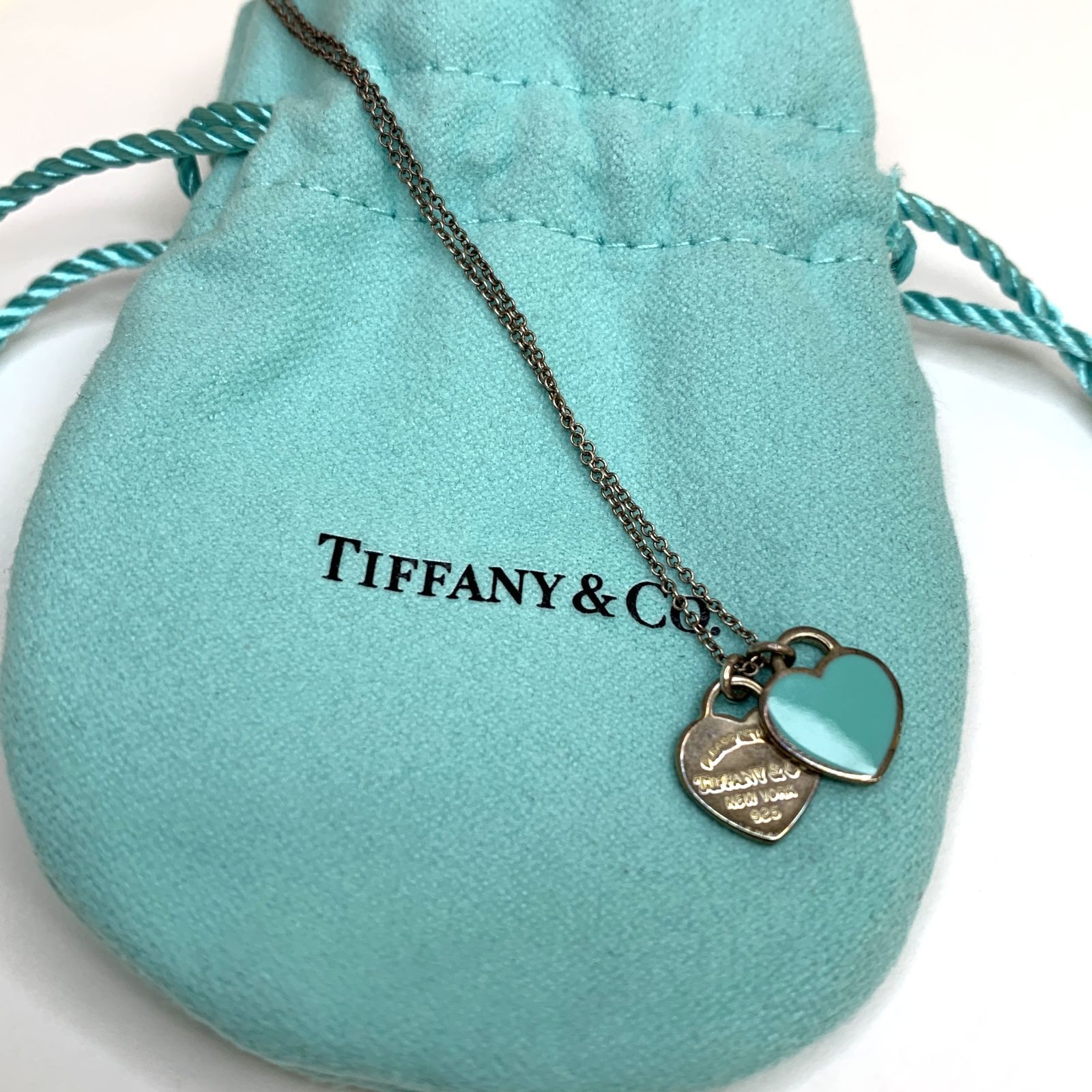 Tiffany & Co. ターコイズブルーハートネックレス Tiffany & Co. ターコイズハートネックレス ハート - メルカリ