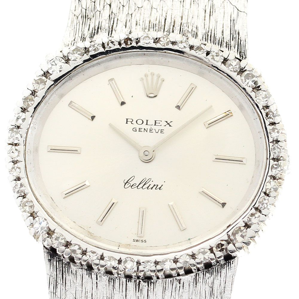 Rolex 3802 Cellini Cal.1600ムーブメント K18WG