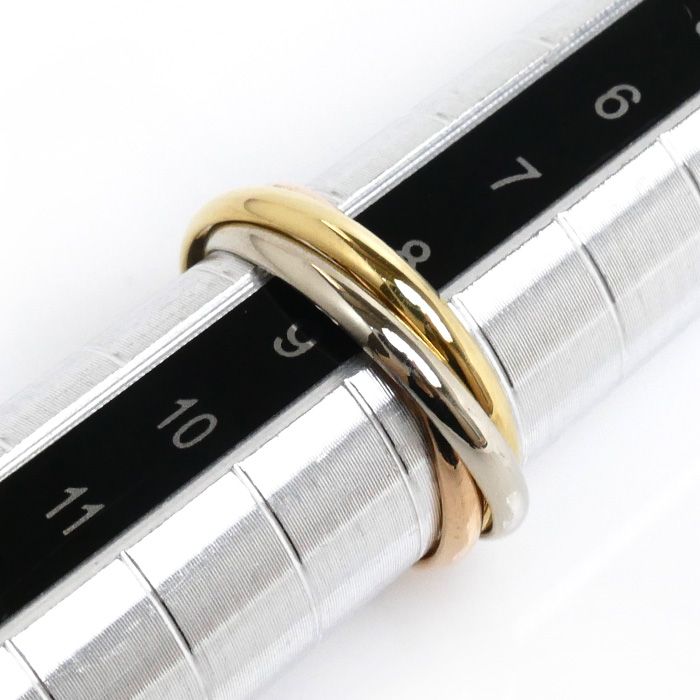 CARTIER カルティエ K18YG イエローゴールド K18WG ホワイトゴールド K18PG トリニティ XS リング・指輪 8号 48  3.4g レディース 中古 美品 - メルカリ