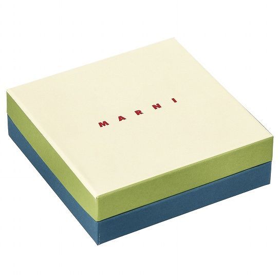 箱あり Marni MARNI PFMOQ14U13-LV520/Z563N 二つ折り財布 マルニ 新品