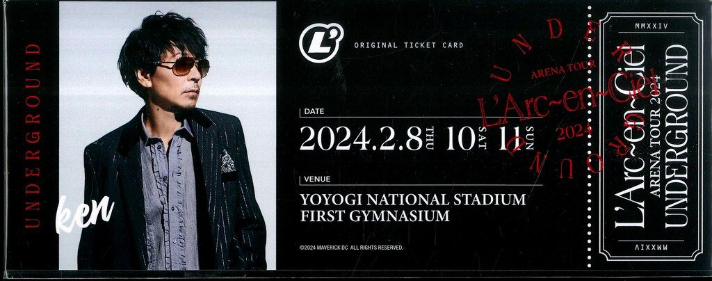 L'Arc～en～Ciel ARENA TOUR 2024 UNDERGROUND デジタル ラル