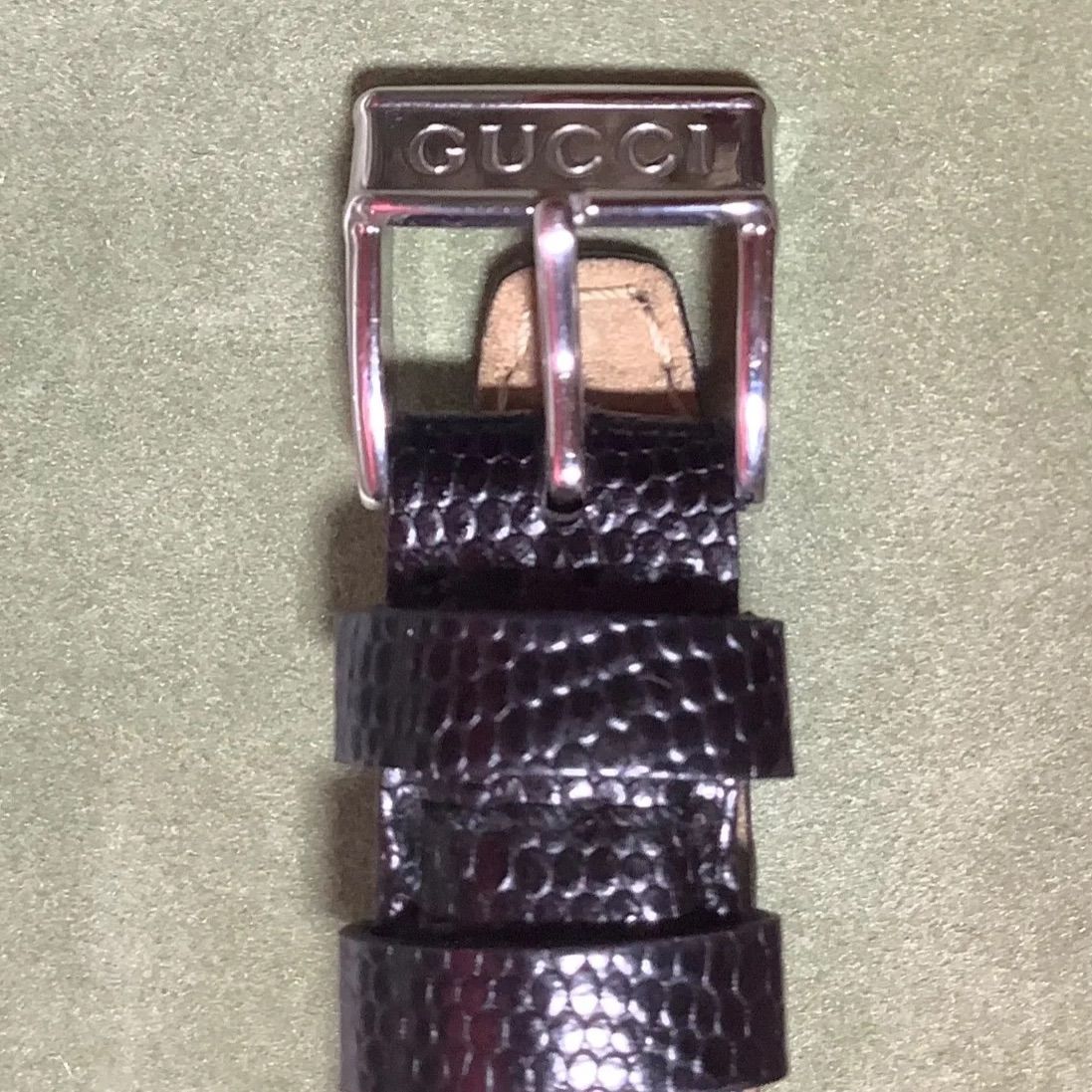 美品 GUCCI グッチ 腕時計 レディース 6300L 新品電池 稼動 稼動品 グッチ GUCCI 腕時計 6300L ブラック 電池交換済み