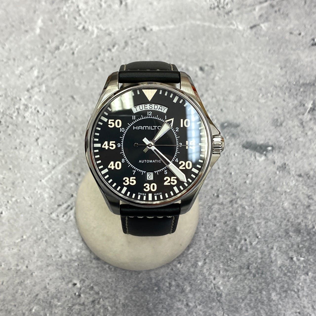 新品】Hamilton ハミルトン メンズ腕時計 H64615735 カーキ
