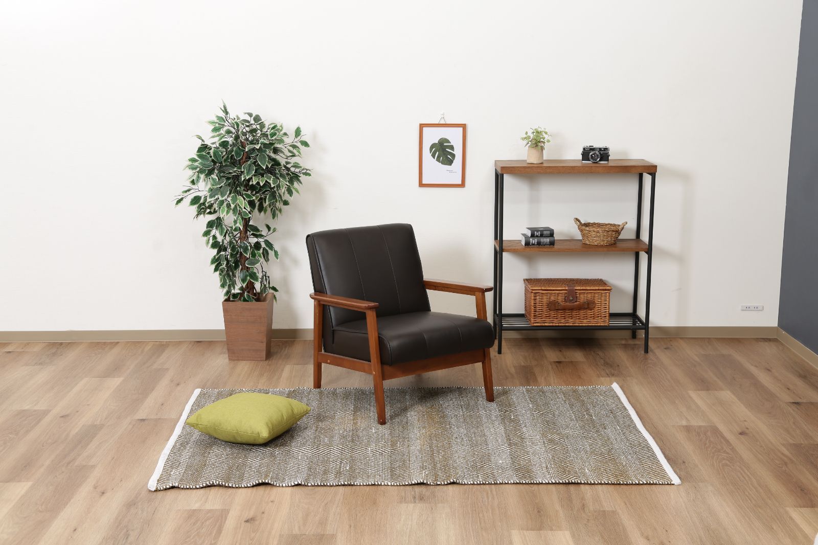 [C/D:77123] バイキャストＰＵソファーラバーズ８３９１Ｐダークブラウン ユアサプライムス.com｜77123 バイキャストPUソファー 1P