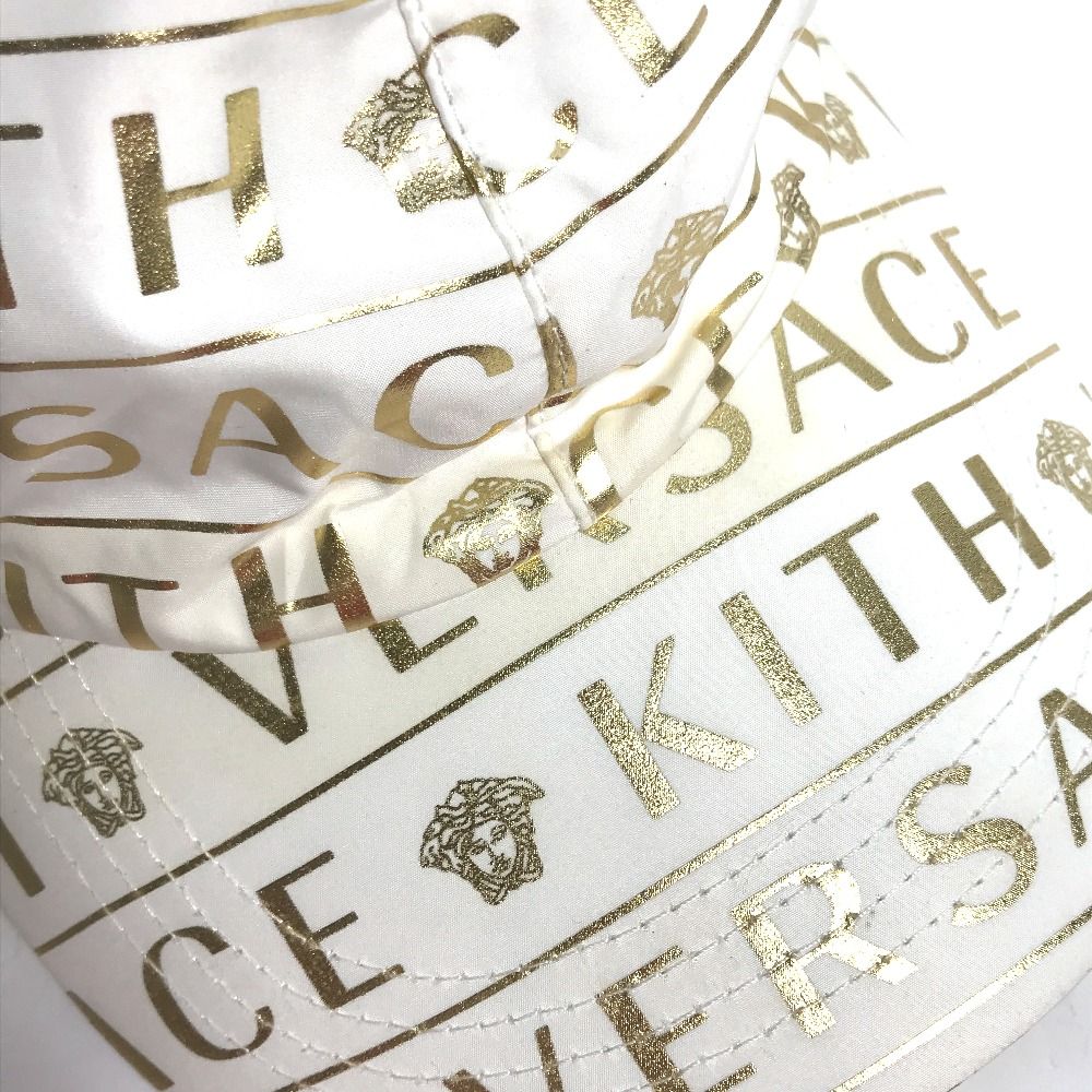 新品未使用 激レア VERSACE KITH コラボ キャップ 帽子 KITH VERSACE コラボキャップ ホワイト サイズ59