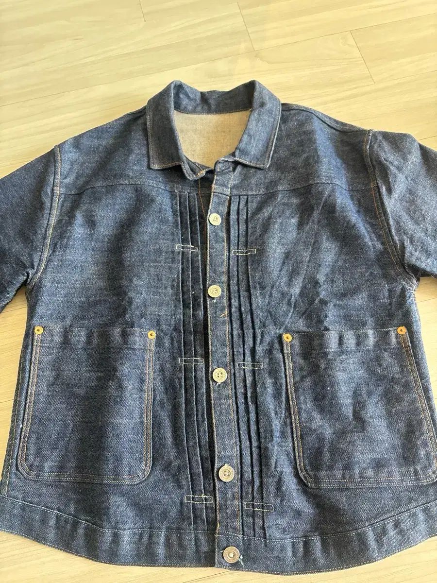 LVC 1880年 トリプルプリーツブラウス リーバイス　M リーバイスのヴィンテージ服 lvc1880 トリプル プリーツ ブラウス