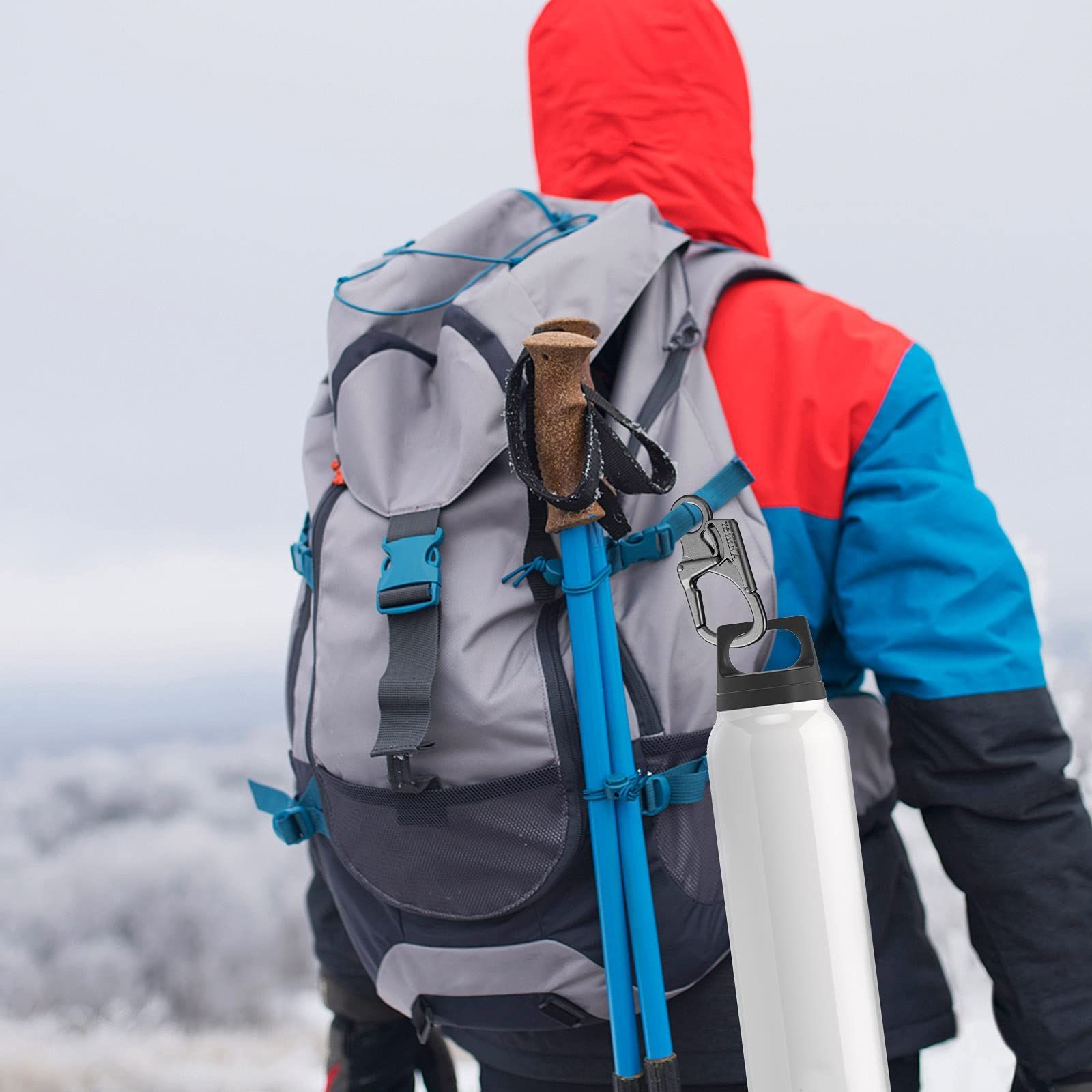 特価商品】超軽量カナビラ 登山キーホルダー 小型，アウトドア