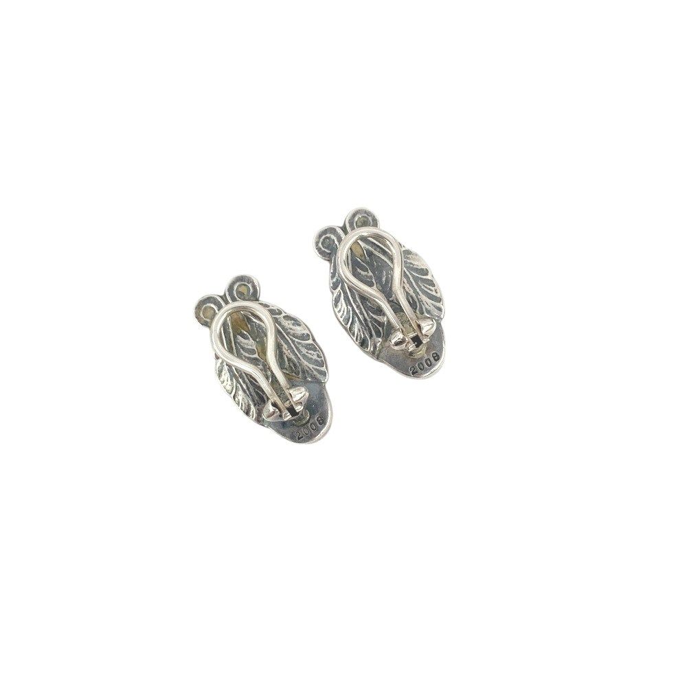 □美品□ ジョージジェンセン イヤリング アクセサリー 2008 グリーン 