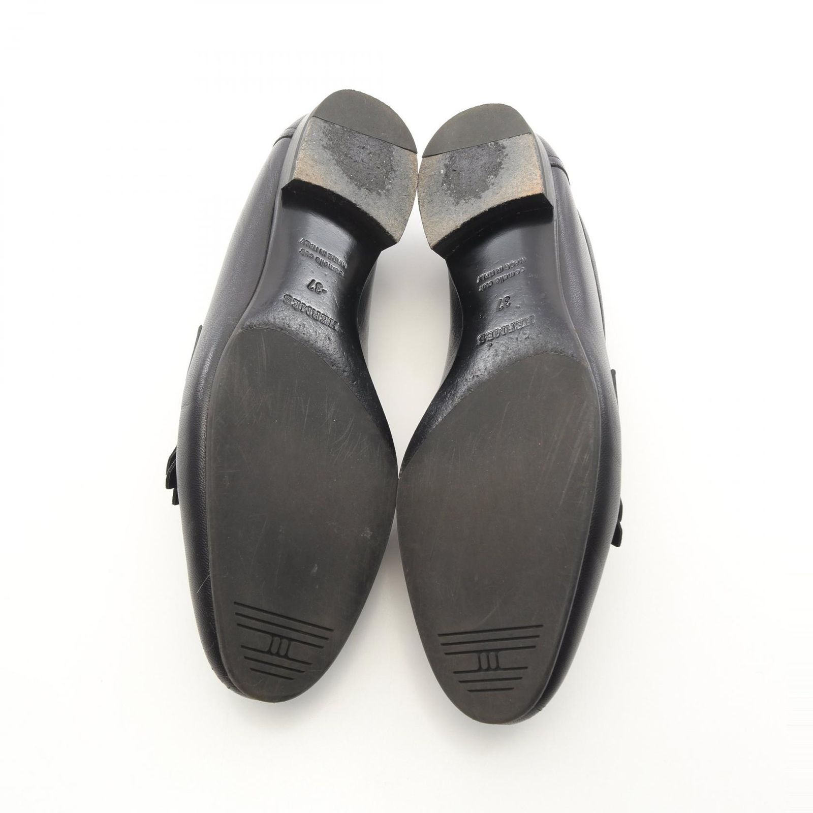 エルメス HERMES ローファー ロワイヤル ブラック レザー モカシン