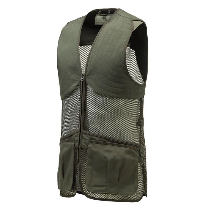 ベレッタ フルメッシュ 射撃ベスト モスグリーン Sサイズ Beretta ベレッタ フルメッシュ ベスト（モスグリーン）/Beretta Full Mesh