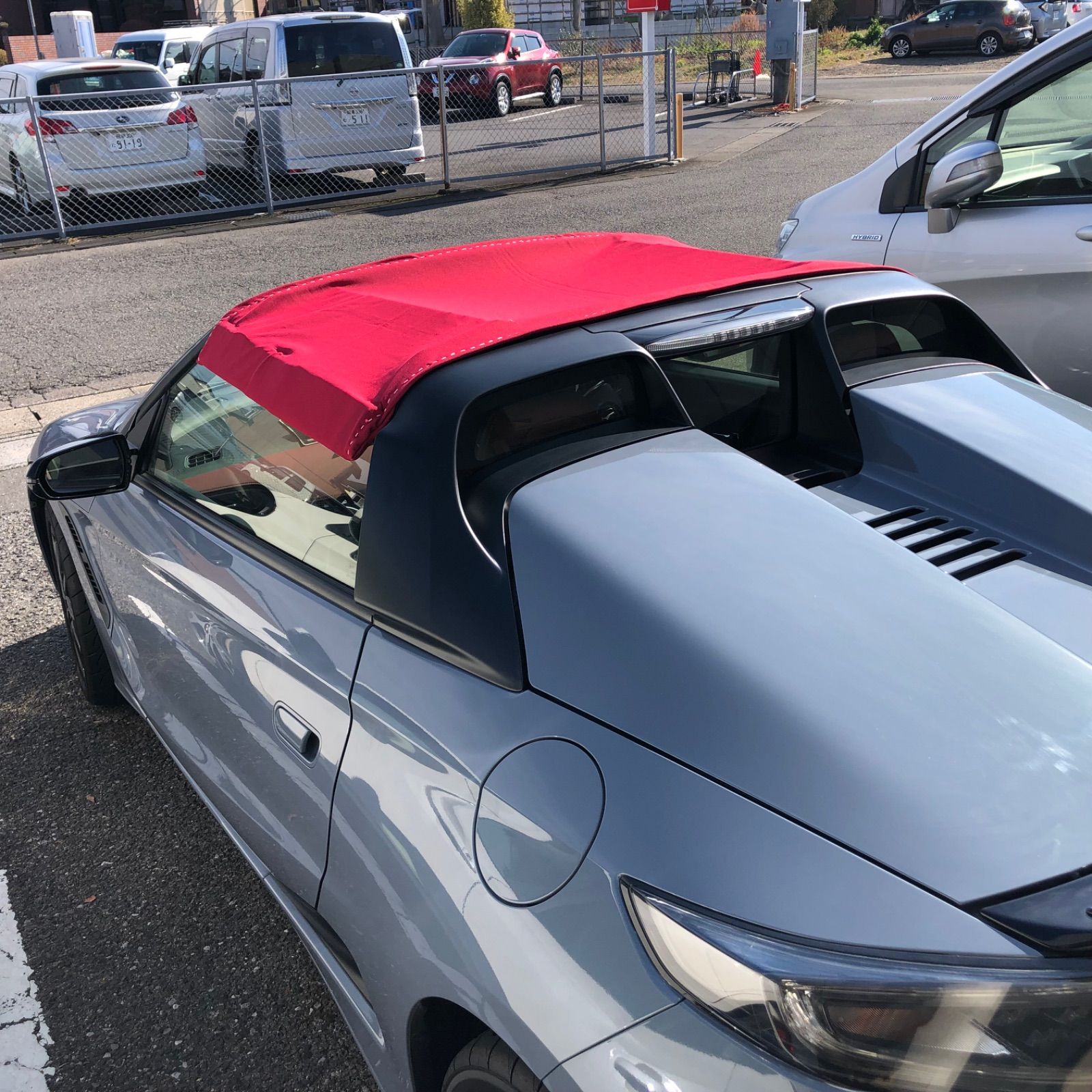 【新品未使用】ホンダ S660純正パーキングシェード【 2015.3～次モデル】 HONDA S660【JW5】 パーキングシェード(車名ロゴ付)[08P39-TDJ