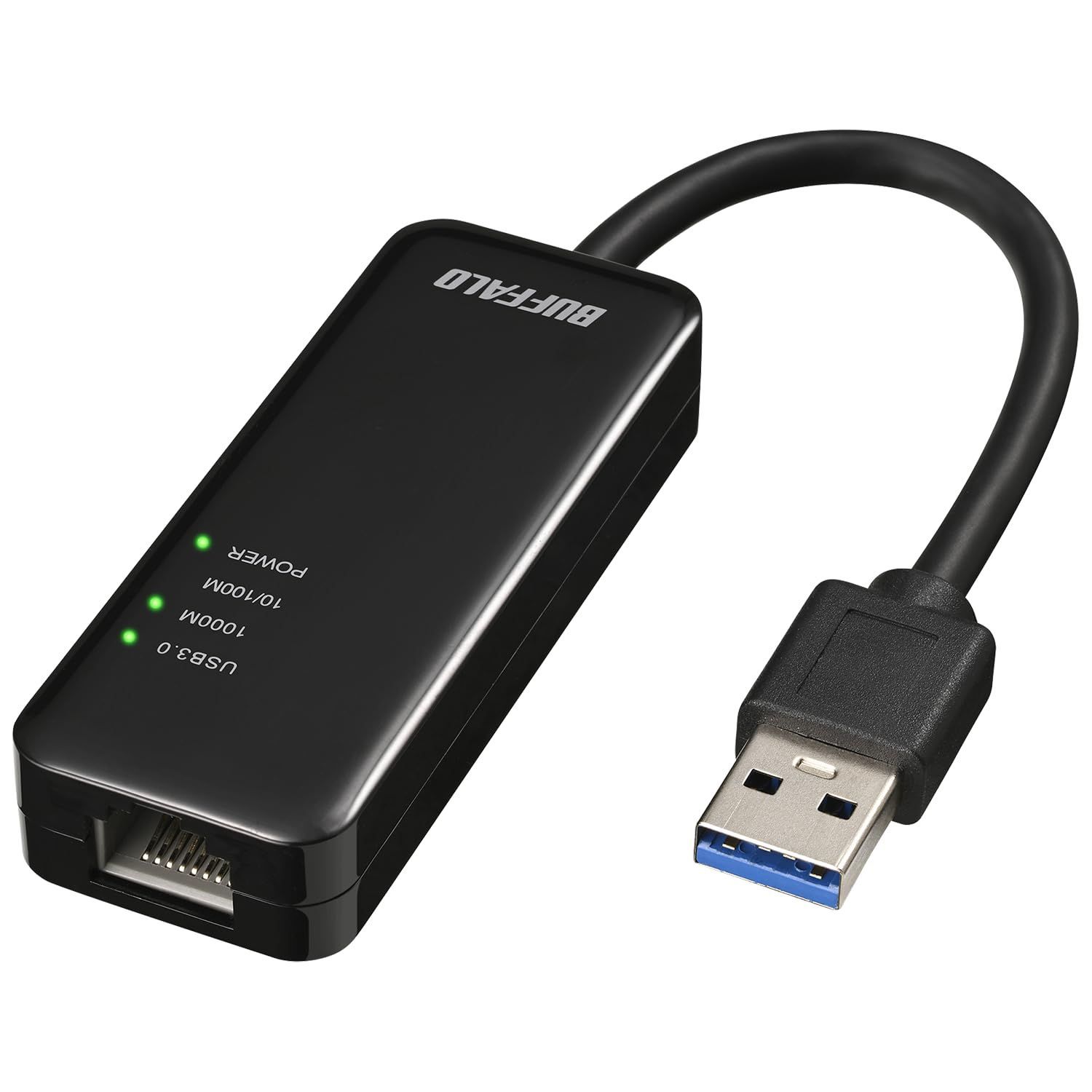 バッファロー 有線LANアダプター Giga Type-A USB3.2(Gen1)対応 日本メーカー 【 macOS/Nintendo Switch  動作確認済み 】 ブラック LUA5-U3-AGTE-NBK - メルカリ