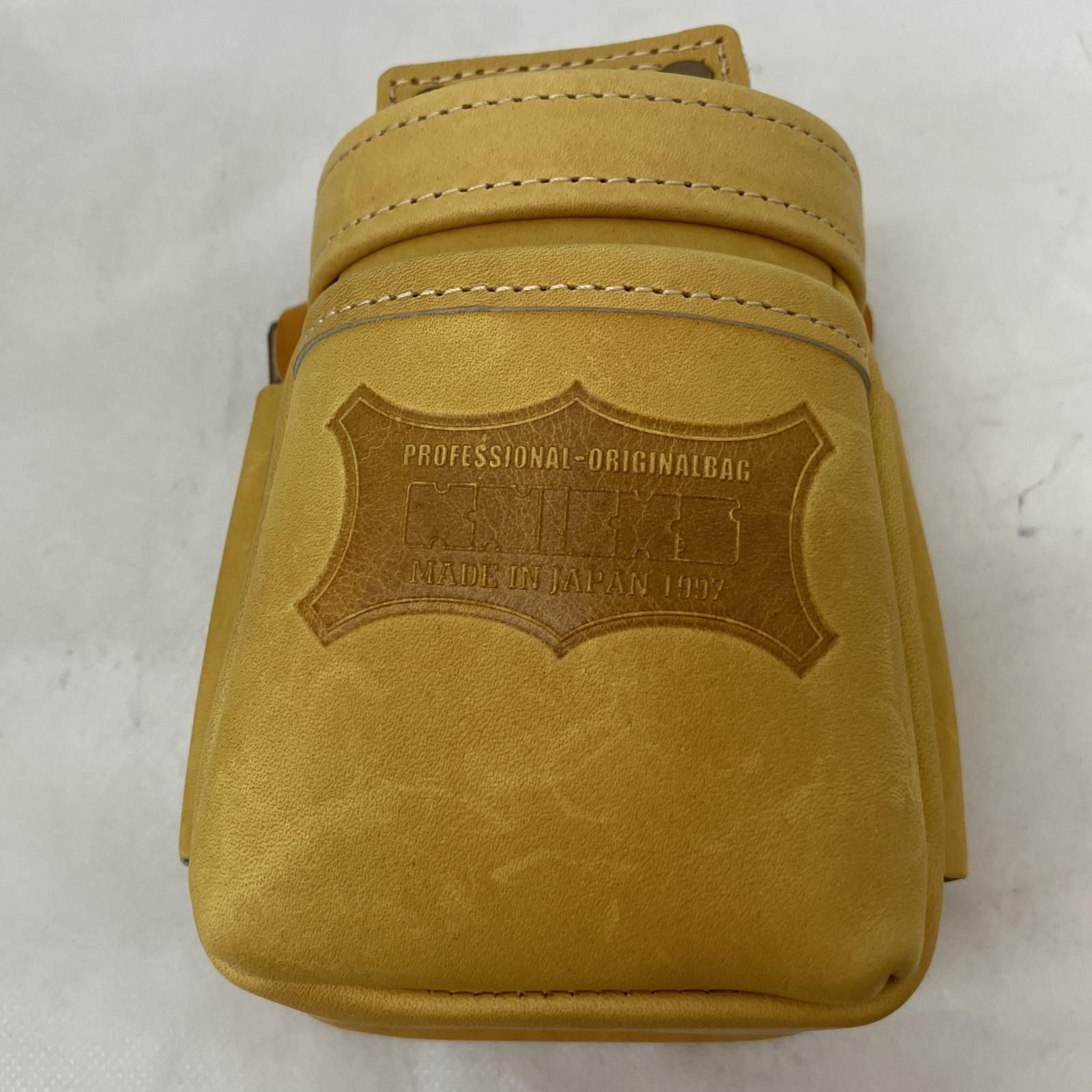 △△KNICKS ニックス 最 硬式グローブ革小物袋 キャメル KGC-201VADX