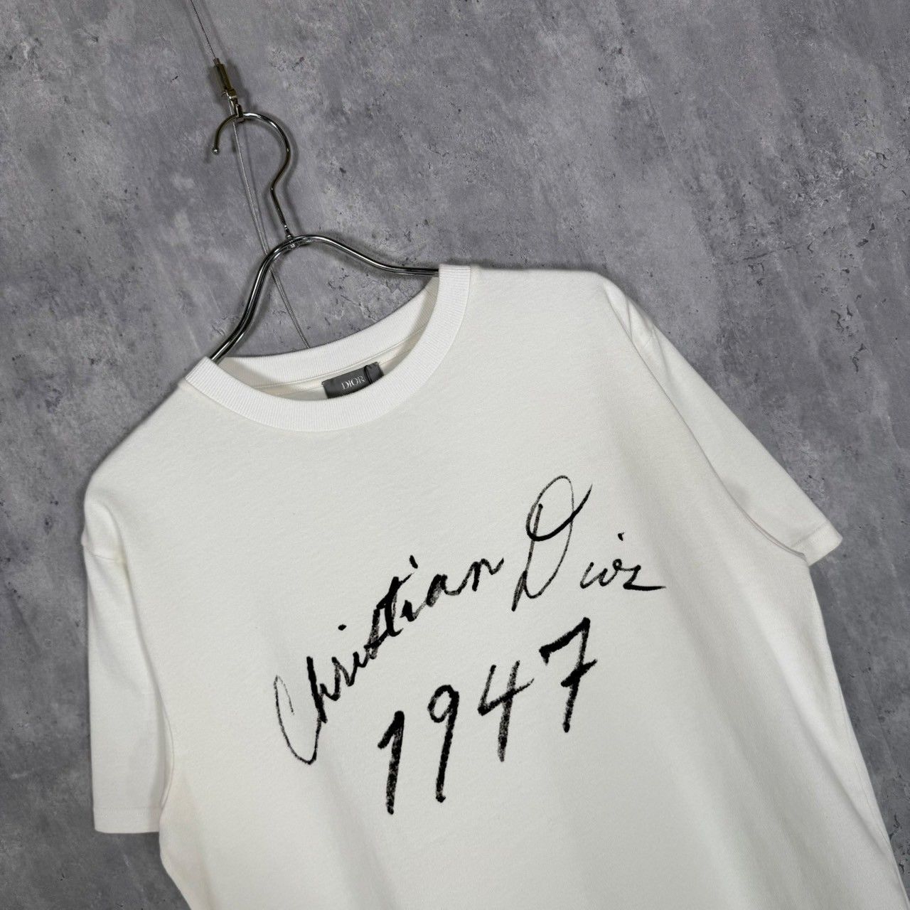Dior』ディオール (M) Handwritten Christian 半袖Tシャツ - メルカリ 