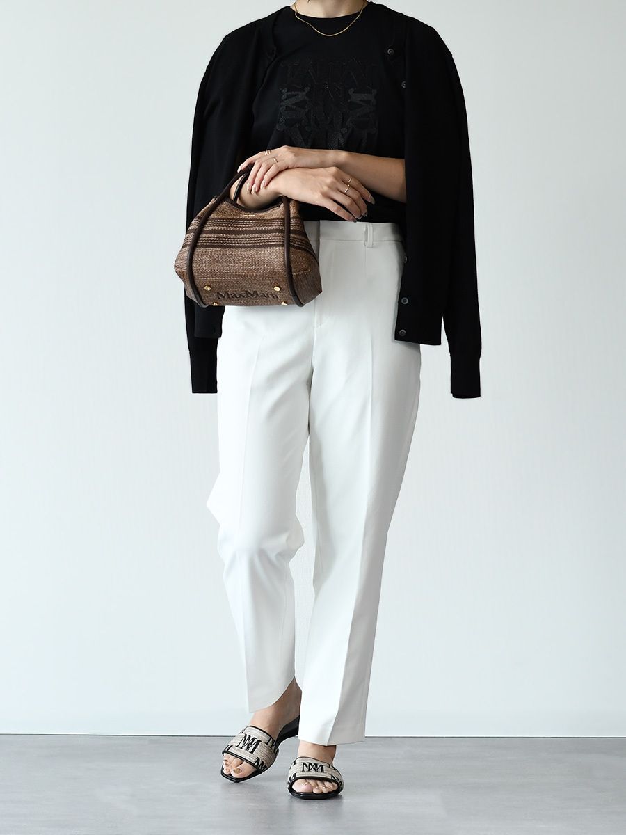 Max Mara マックスマーラ サンダル LOGOSLIDE ジャカード