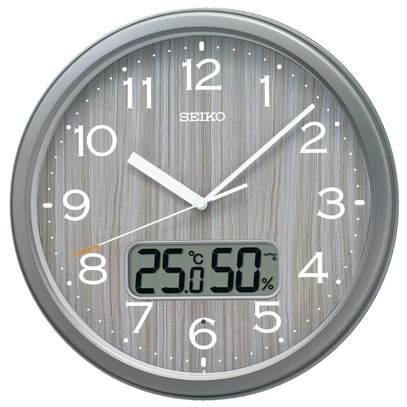 セイコークロック(Seiko Clock) 掛け時計 電波 アナログ 温度 湿度 