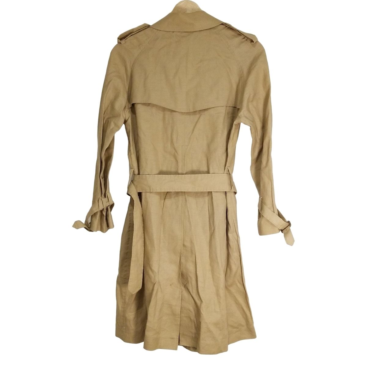 TRADITIONAL WEATHERWEAR トラディショナルウェザーウェア トレンチコート サイズ36 M レディース - ベージュ 長袖 麻 春 秋