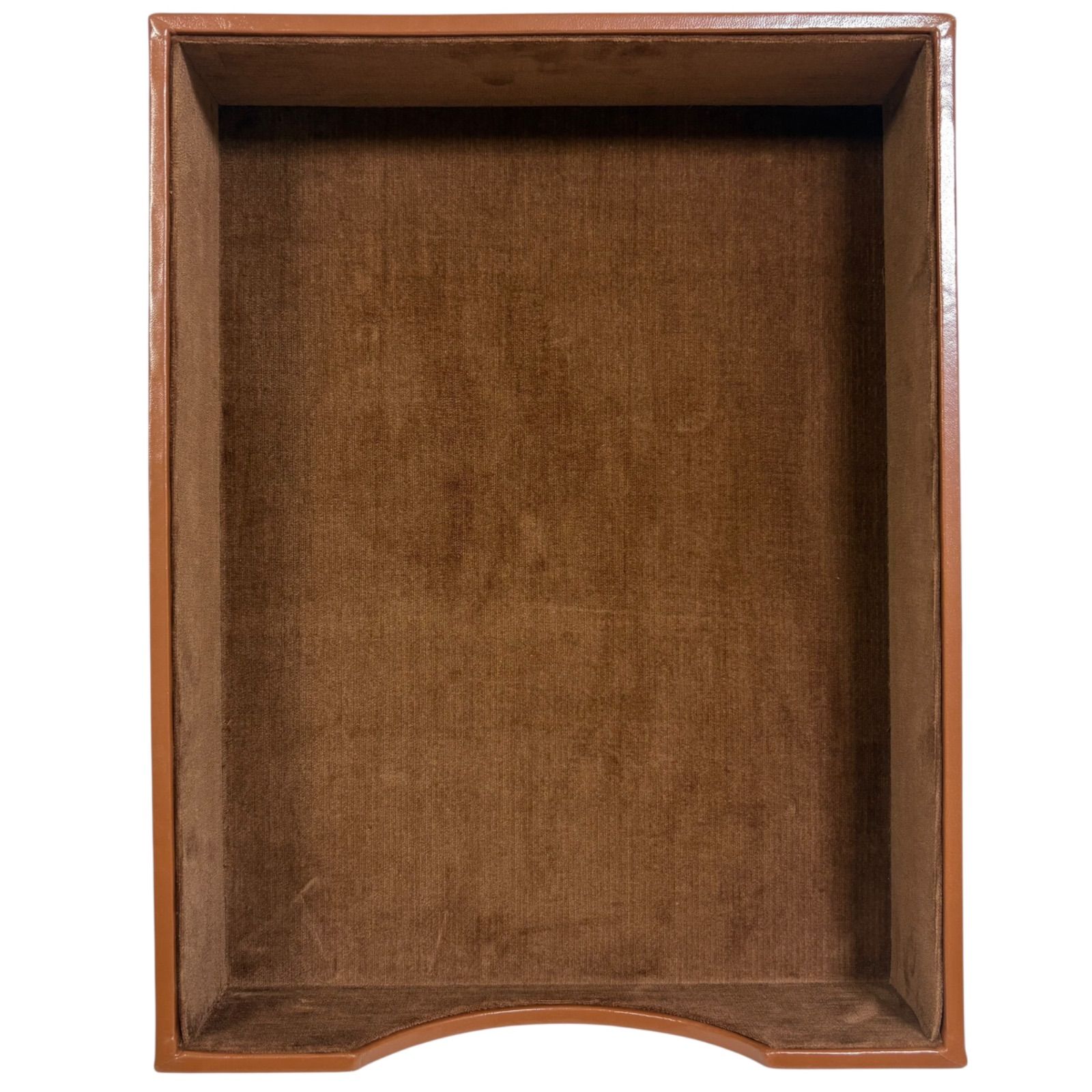 【極美品】KONOIKE 鴻池製作所 レザー調 レタートレー ブラウン 極美品】KONOIKE 鴻池製作所 レザー調 レタートレー ブラウン