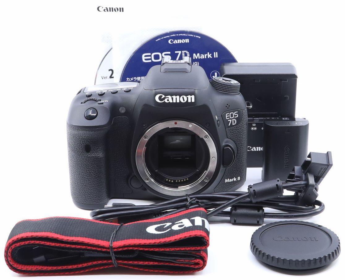 良品＞ Canon デジタル一眼レ フカメラ EOS 7D Mark IIボディ