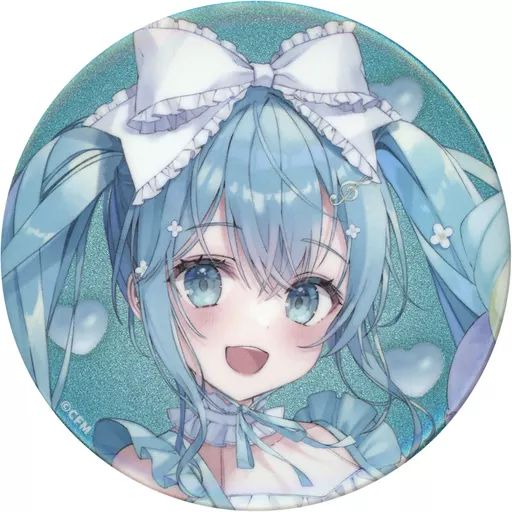 中古】バッジ・ピンズ 初音ミク(グリッター) 75mm缶バッジ 「楽天
