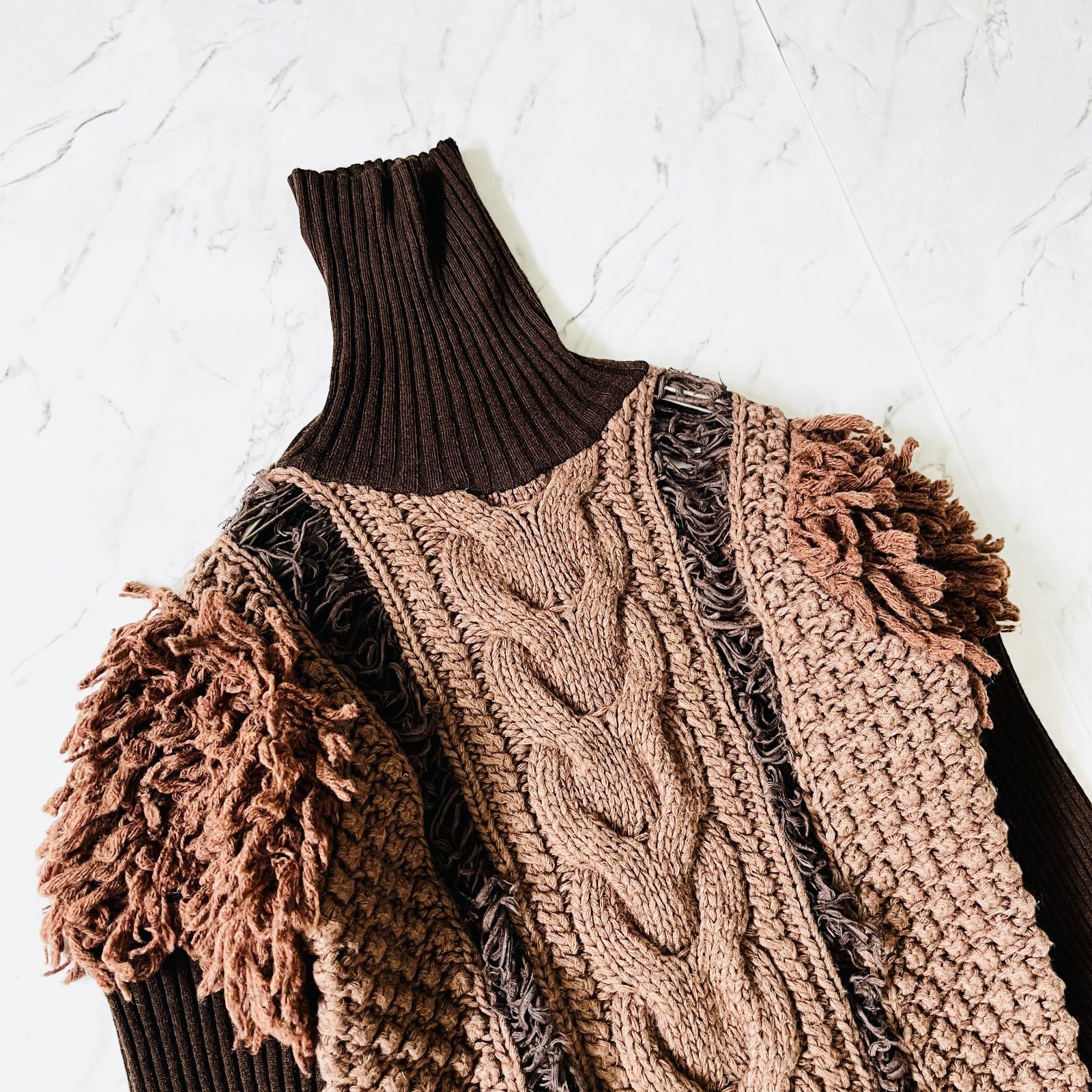 LEINWANDE ラインヴァンド ♡フリンジニット leinwande ライン