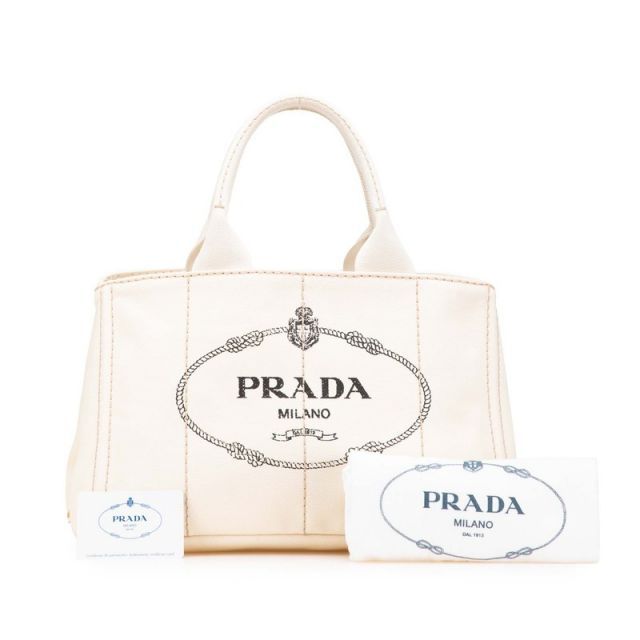 PRADA トートバッグオフホワイト PRADA トートバッグ オフホワイト